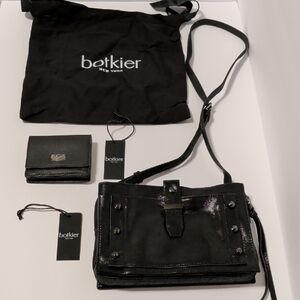 Botkier Black Crossbody Bag & Wallet Set